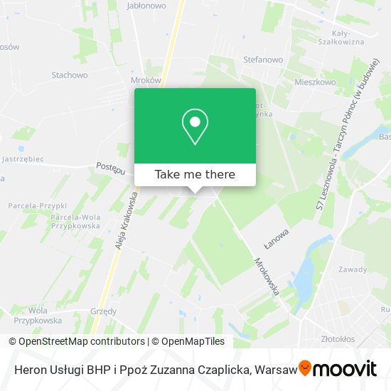 Heron Usługi BHP i Ppoż Zuzanna Czaplicka map