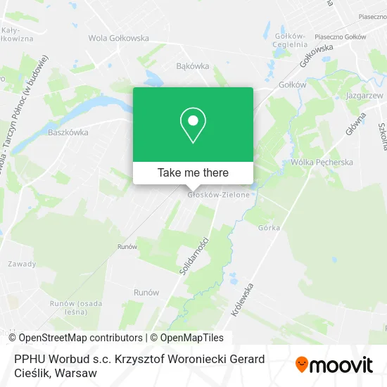 PPHU Worbud s.c. Krzysztof Woroniecki Gerard Cieślik map