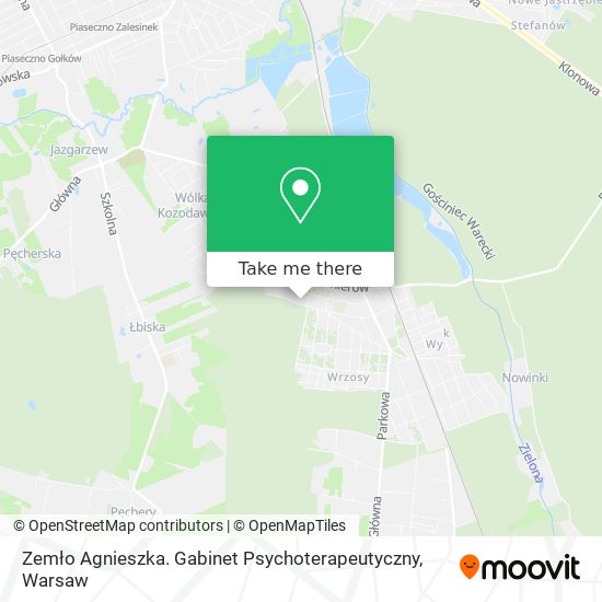 Zemło Agnieszka. Gabinet Psychoterapeutyczny map