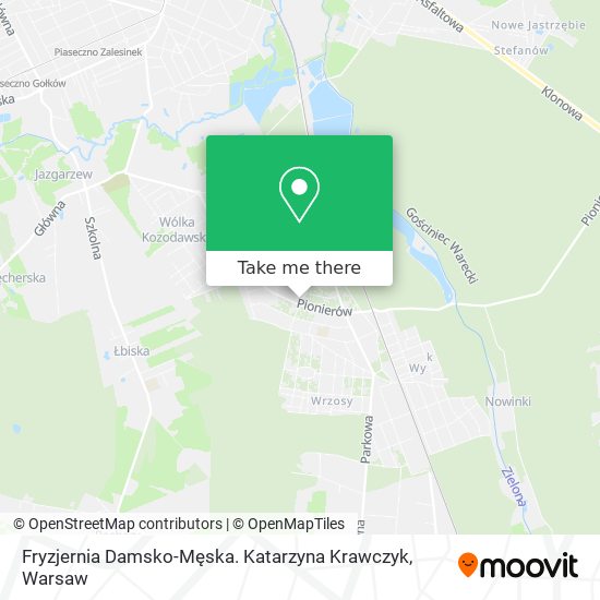 Fryzjernia Damsko-Męska. Katarzyna Krawczyk map