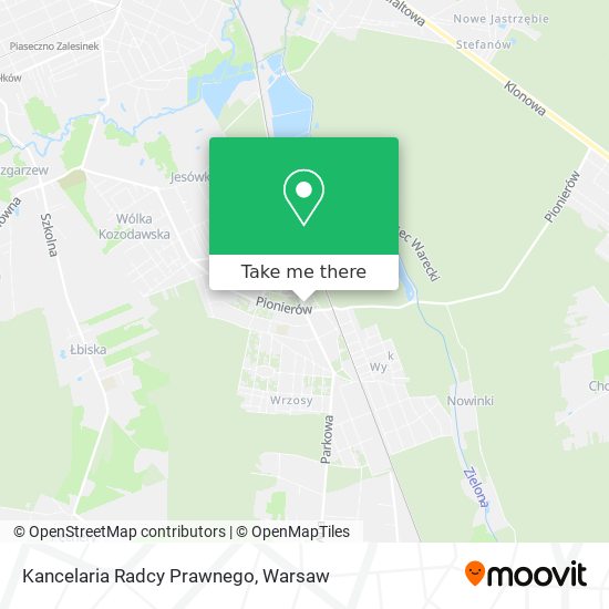 Kancelaria Radcy Prawnego map