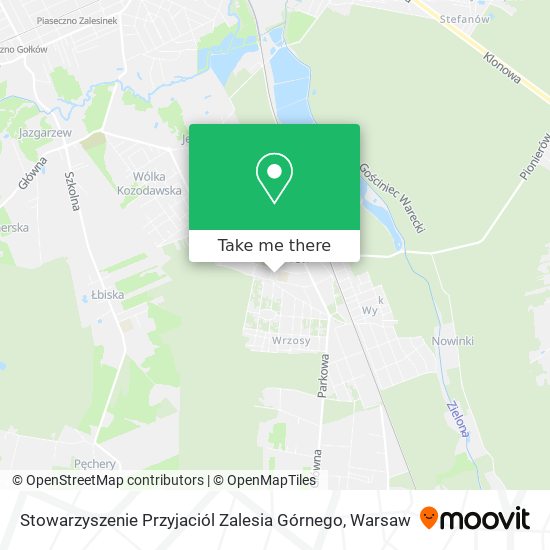 Stowarzyszenie Przyjaciól Zalesia Górnego map