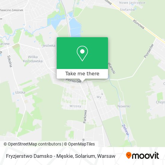 Fryzjerstwo Damsko - Męskie, Solarium map