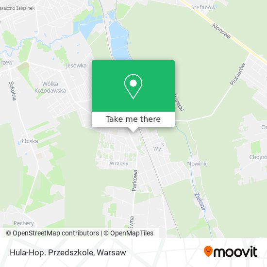 Hula-Hop. Przedszkole map