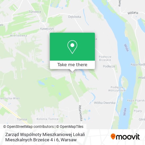 Zarząd Wspólnoty Mieszkaniowej Lokali Mieszkalnych Brześce 4 i 6 map