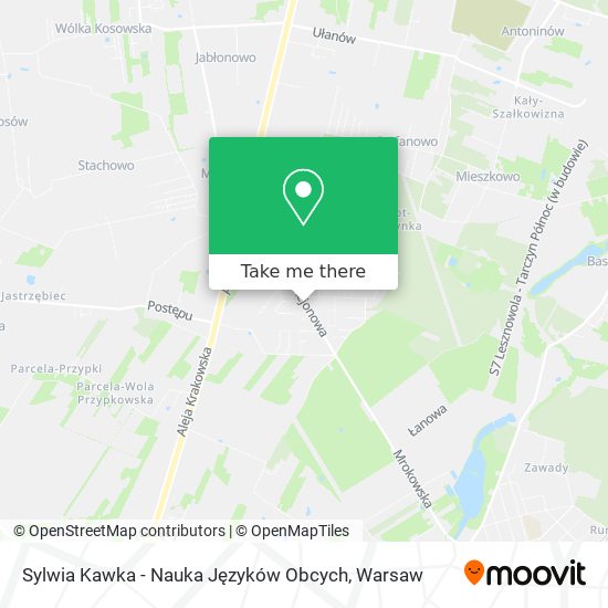 Sylwia Kawka - Nauka Języków Obcych map