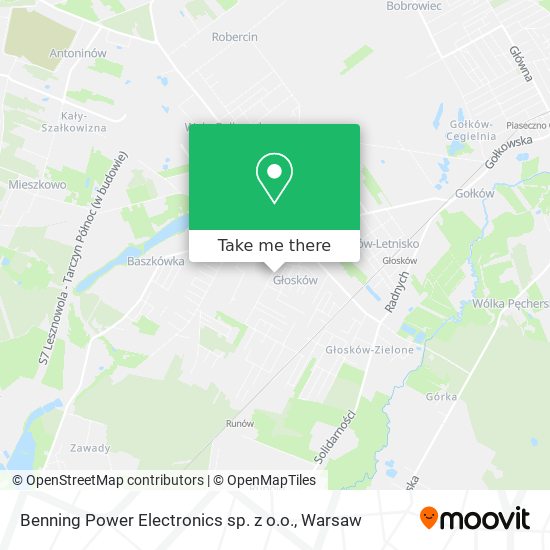 Benning Power Electronics sp. z o.o. map