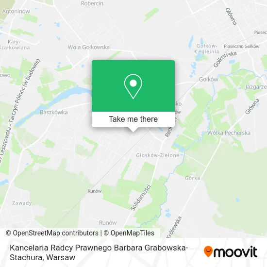Kancelaria Radcy Prawnego Barbara Grabowska-Stachura map
