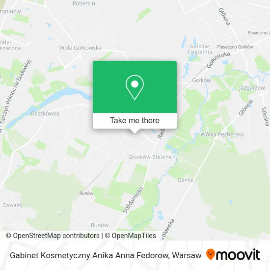 Gabinet Kosmetyczny Anika Anna Fedorow map