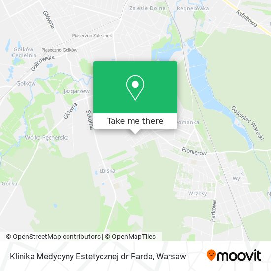 Klinika Medycyny Estetycznej dr Parda map