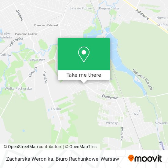 Zacharska Weronika. Biuro Rachunkowe map