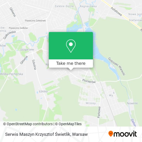 Serwis Maszyn Krzysztof Świetlik map