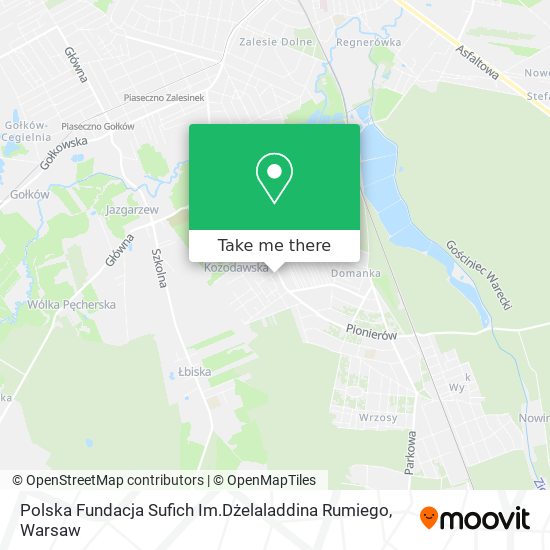 Polska Fundacja Sufich Im.Dżelaladdina Rumiego map