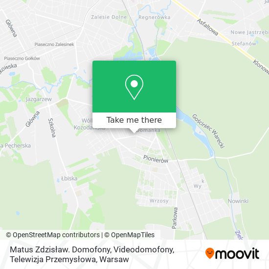 Matus Zdzisław. Domofony, Videodomofony, Telewizja Przemysłowa map