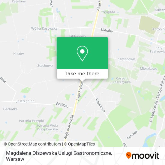 Magdalena Olszewska Uslugi Gastronomiczne map