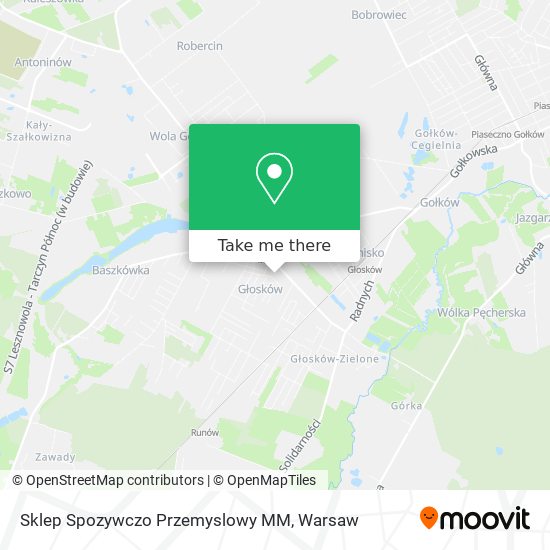 Sklep Spozywczo Przemyslowy MM map