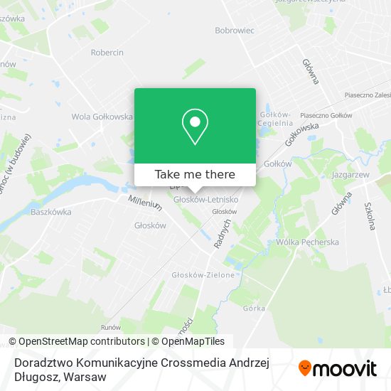 Doradztwo Komunikacyjne Crossmedia Andrzej Długosz map