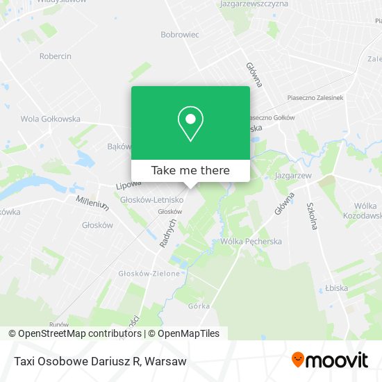 Taxi Osobowe Dariusz R map