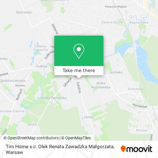 Tim Home s.c. Olek Renata Zawadzka Małgorzata map