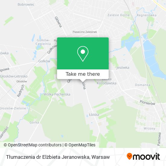 Tłumaczenia dr Elżbieta Jeranowska map