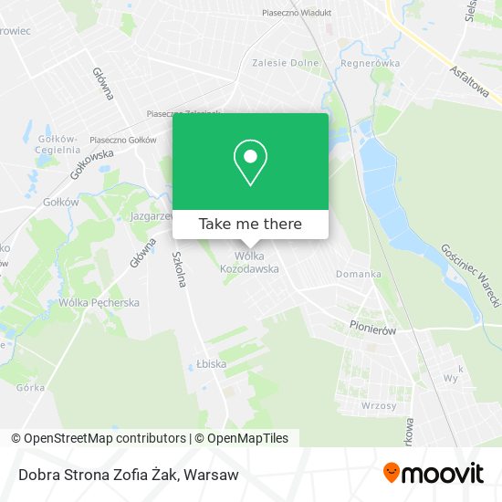 Dobra Strona Zofia Żak map