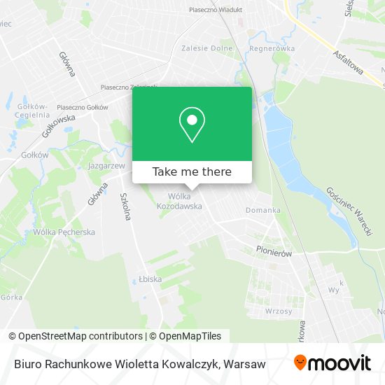 Biuro Rachunkowe Wioletta Kowalczyk map