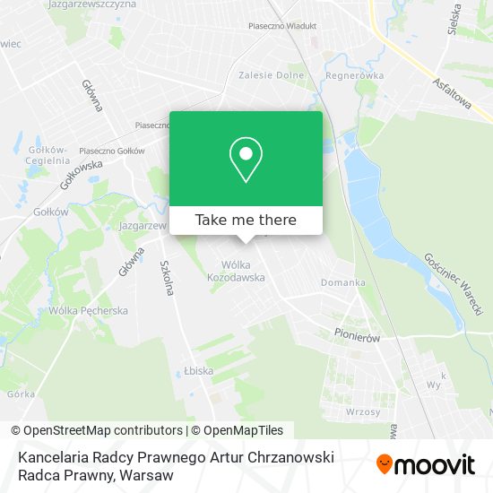 Kancelaria Radcy Prawnego Artur Chrzanowski Radca Prawny map