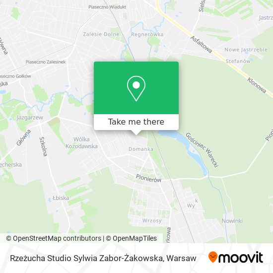 Rzeżucha Studio Sylwia Zabor-Żakowska map