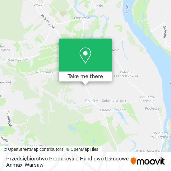 Przedsiębiorstwo Produkcyjno Handlowo Usługowe Anmax map