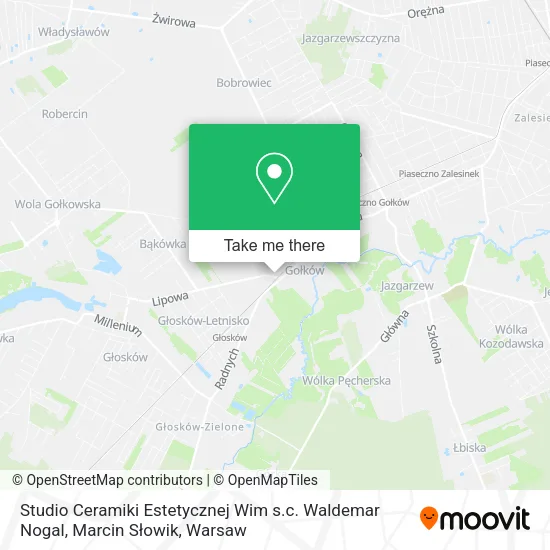 Studio Ceramiki Estetycznej Wim s.c. Waldemar Nogal, Marcin Słowik map
