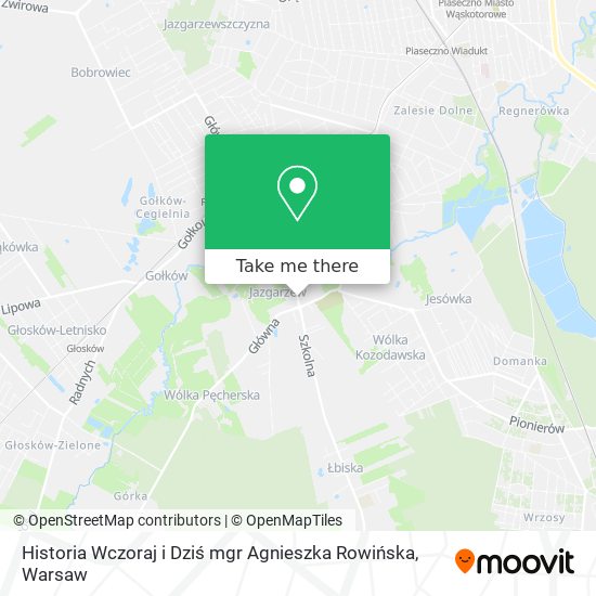 Historia Wczoraj i Dziś mgr Agnieszka Rowińska map