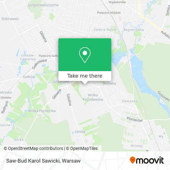 Saw-Bud Karol Sawicki map