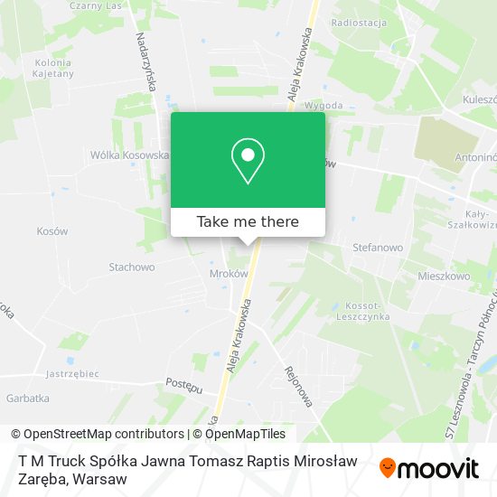 T M Truck Spółka Jawna Tomasz Raptis Mirosław Zaręba map