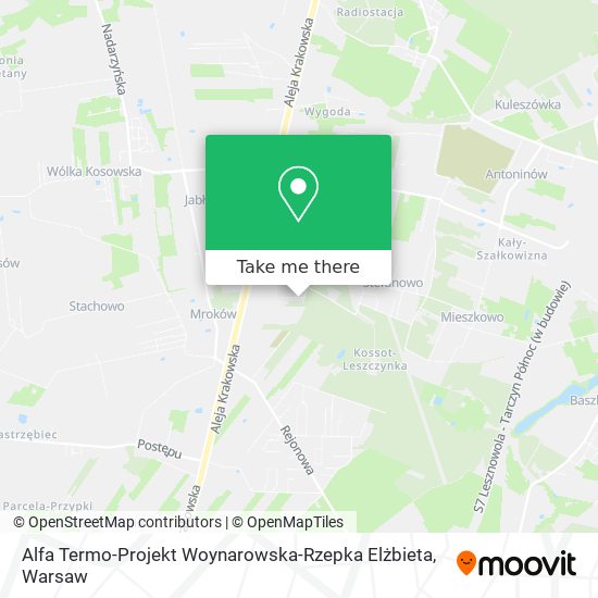 Alfa Termo-Projekt Woynarowska-Rzepka Elżbieta map