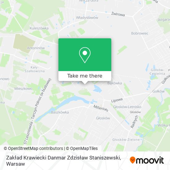 Zakład Krawiecki Danmar Zdzisław Staniszewski map