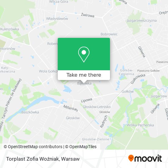 Torplast Zofia Woźniak map