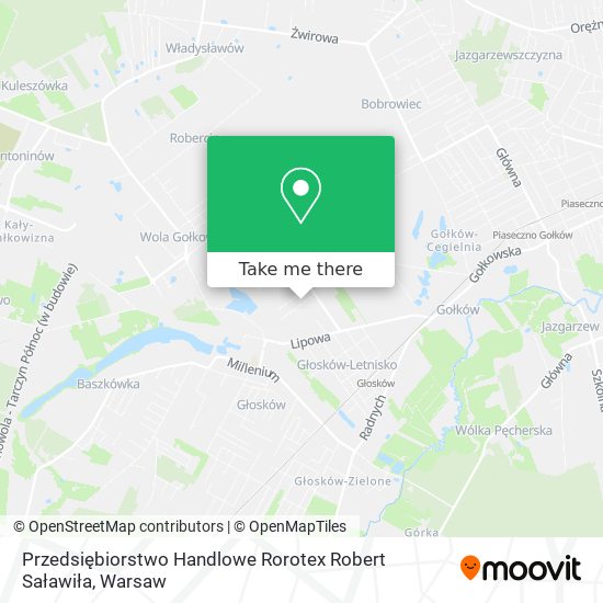 Przedsiębiorstwo Handlowe Rorotex Robert Saławiła map