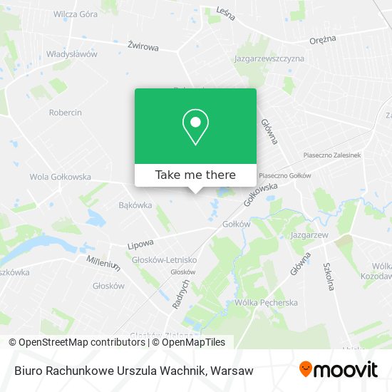 Biuro Rachunkowe Urszula Wachnik map