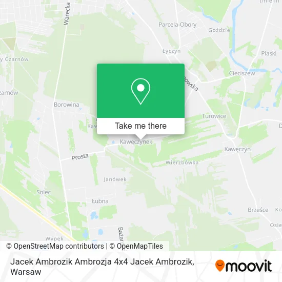 Карта Jacek Ambrozik Ambrozja 4x4 Jacek Ambrozik