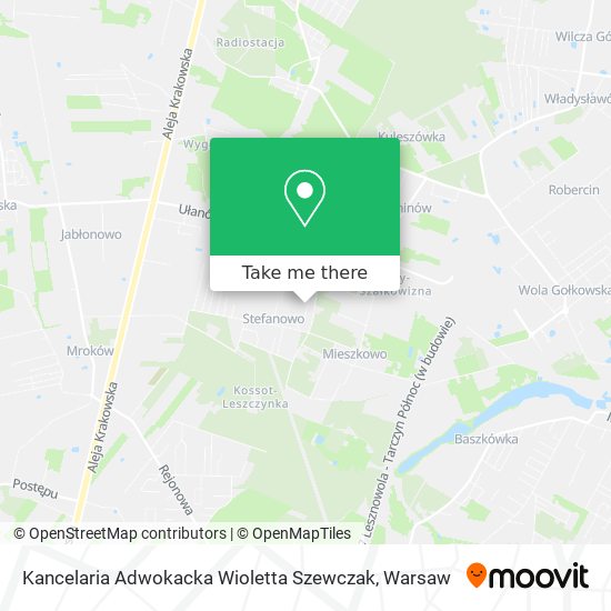 Карта Kancelaria Adwokacka Wioletta Szewczak