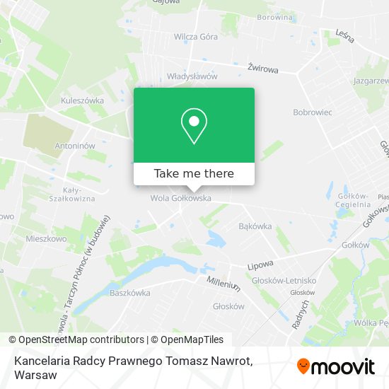 Kancelaria Radcy Prawnego Tomasz Nawrot map