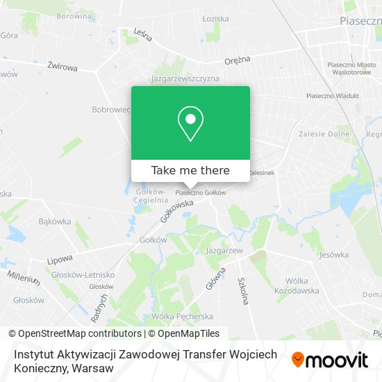 Карта Instytut Aktywizacji Zawodowej Transfer Wojciech Konieczny