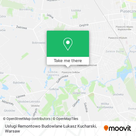 Usługi Remontowo Budowlane Łukasz Kucharski map