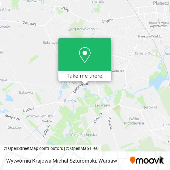 Wytwórnia Krajowa Michał Szturomski map