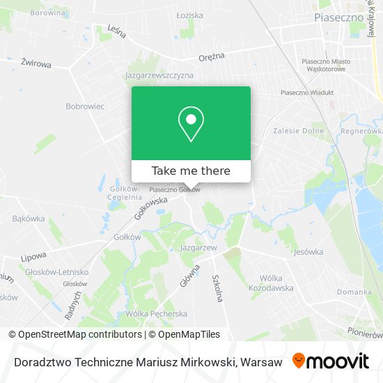 Doradztwo Techniczne Mariusz Mirkowski map