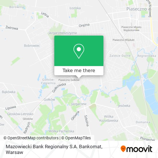 Mazowiecki Bank Regionalny S.A. Bankomat map