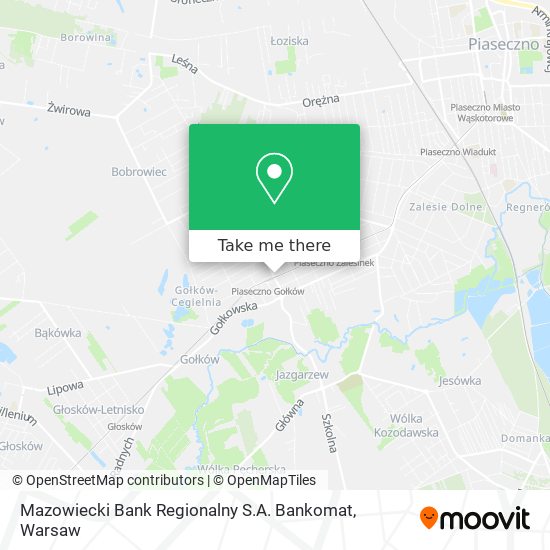 Mazowiecki Bank Regionalny S.A. Bankomat map