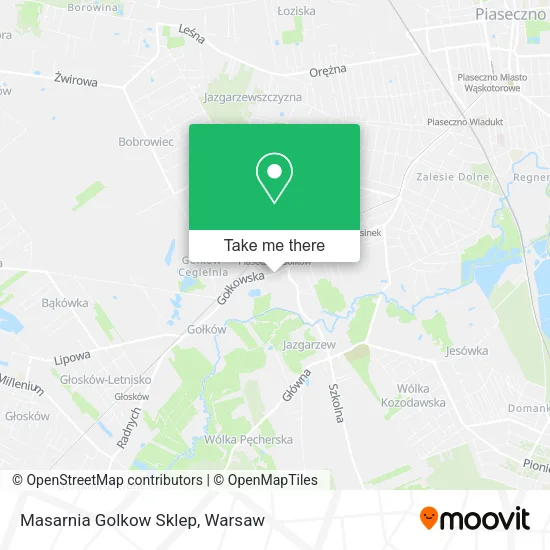 Masarnia Golkow Sklep map