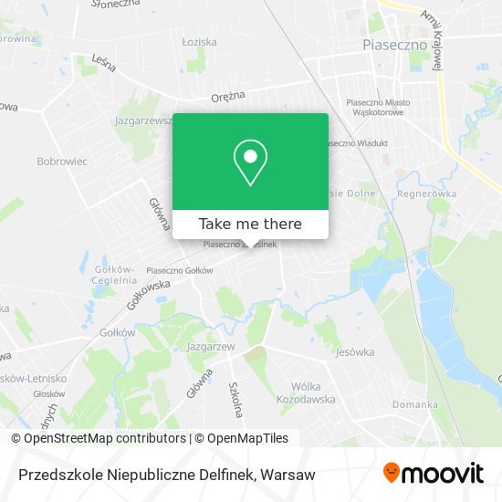 Przedszkole Niepubliczne Delfinek map