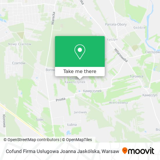 Cofund Firma Usługowa Joanna Jaskólska map